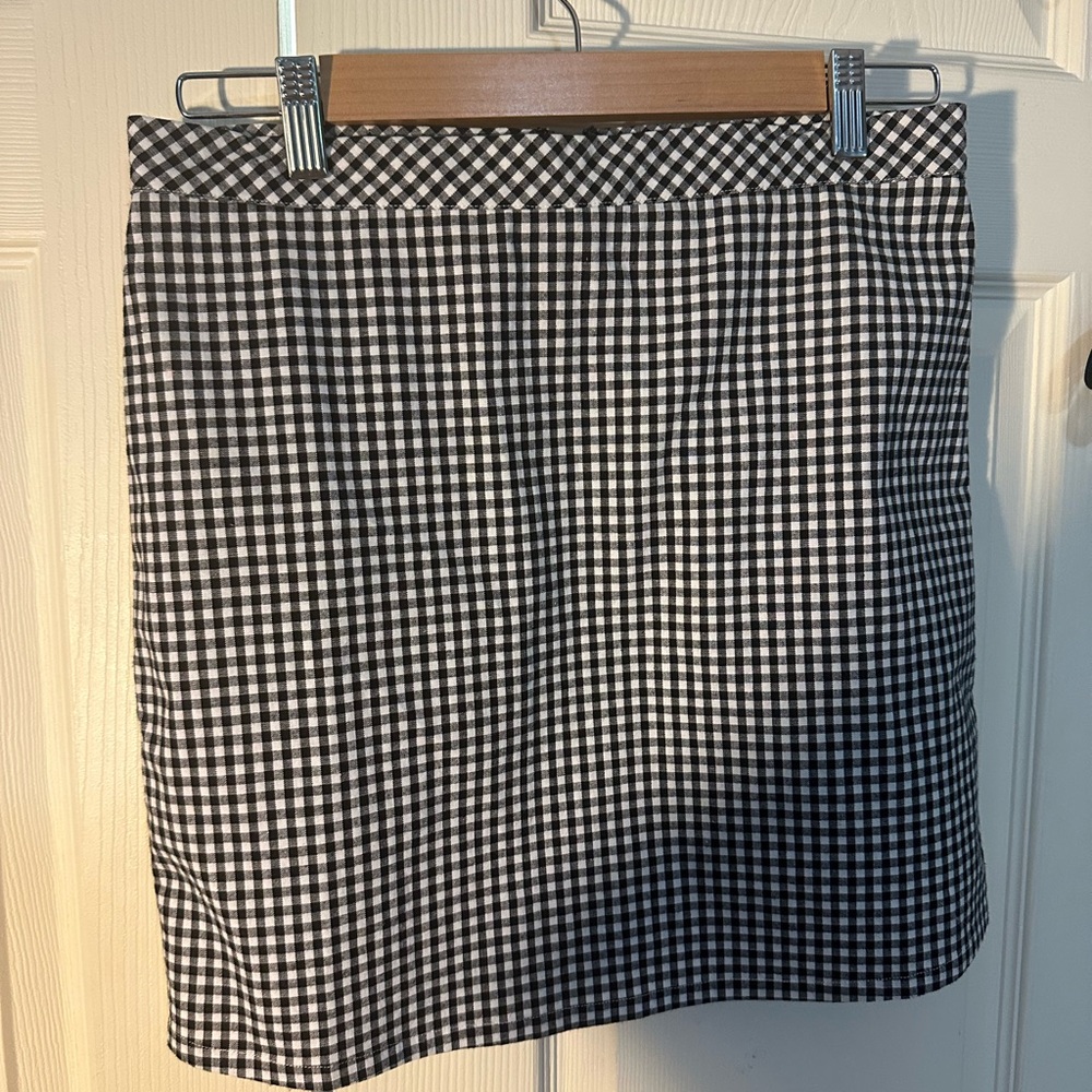 MAJORELLE Black and White Pencil Skirt Knee-length Casual